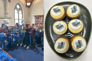 city of dublin cupcakes and staff ETB Week.